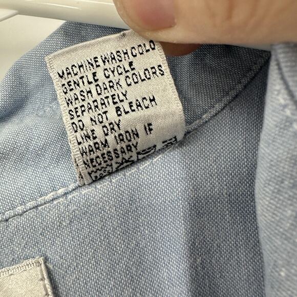 Portraits Northern Isles Shirt Womens 22W Embroidered Collar Western Top Blouse - Picture 9 of 13